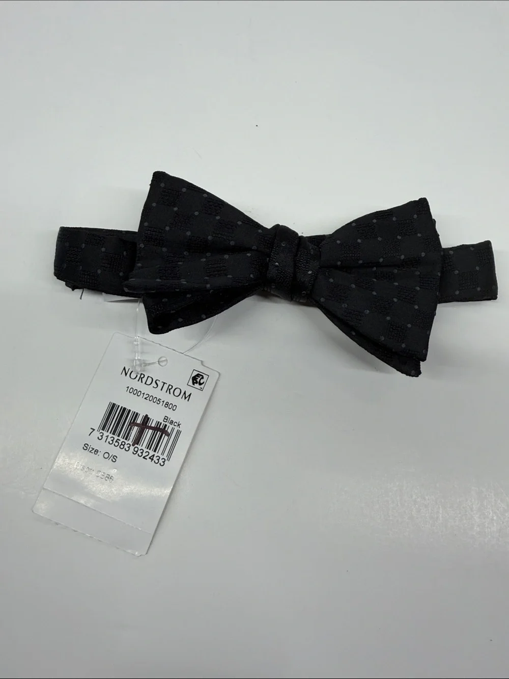 NEW Eton Men’s Checkered 100% Silk Bow Tie